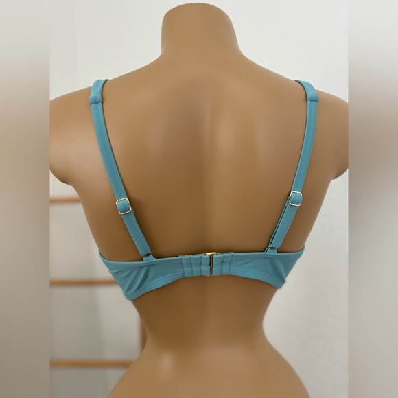 Women's Longline Square Neck Bralette Bikini
Top - Shade & Shore Green M - Picture 6 of 6